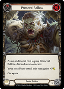 Primeval Bellow (Red) [WTR035-C] Alpha Print Rainbow Foil