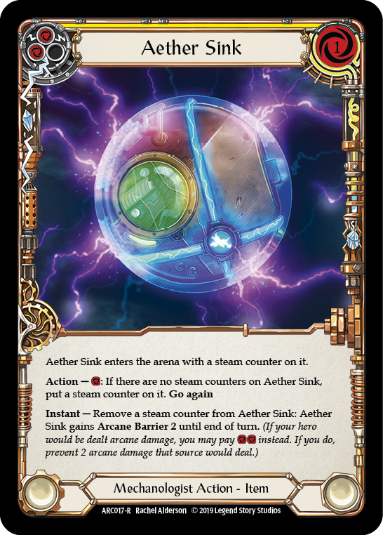 Aether Sink [ARC017-R] 1st Edition Rainbow Foil