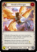 Herald of Ravages (Yellow) (Rainbow Foil) [U-MON018-RF] Unlimited Rainbow Foil