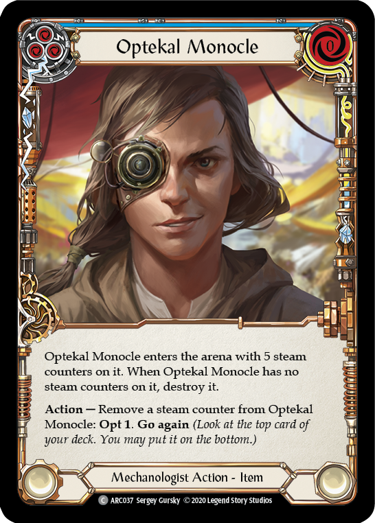 Optekal Monocle [ARC037] Unlimited Edition Rainbow Foil