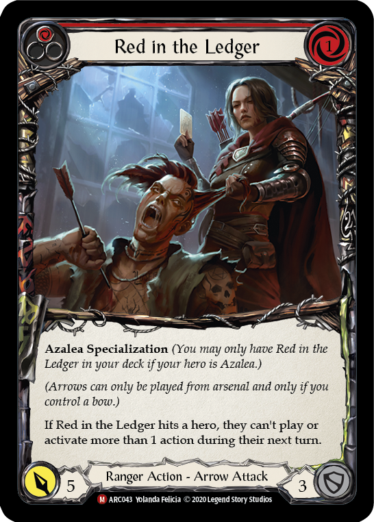 Red in the Ledger [ARC043] Unlimited Edition Rainbow Foil