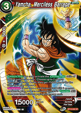 Yamcha, Merciless Barrage (BT10-008) [Cross Spirits]