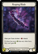 Reaping Blade [CRU140] 1st Edition Cold Foil