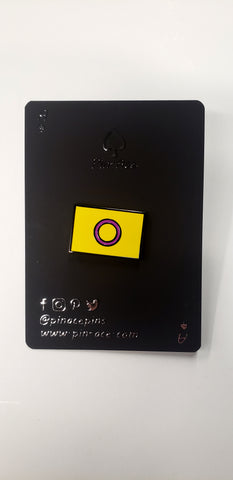 Enamel Pin: Intersex Flag