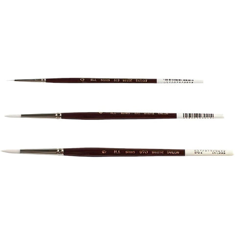 H.J. White Taklon Series 970 Size 4 Round Brush