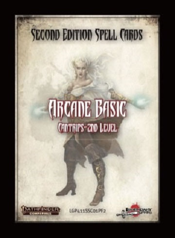 Pathfinder Spell Cards: Arcane Basic (2E)