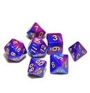 Marble Dice Set: Purple/Blue PD32