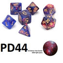 Nebula Dice Set: Christmas Tree Cluster PD44