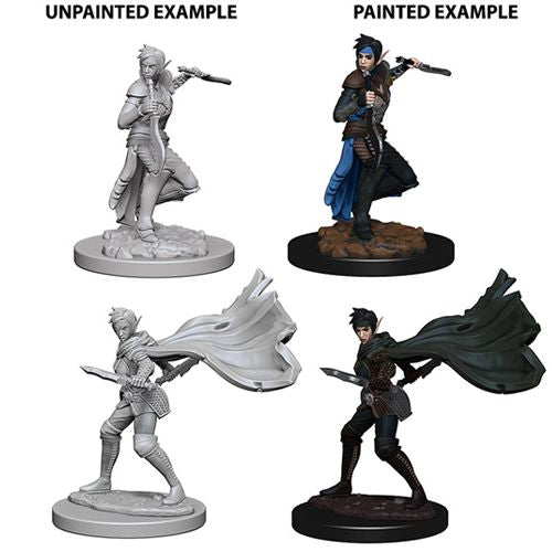 Pathfinder Battles Deep Cuts: Elf Female Rogue
