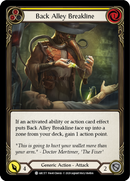 Back Alley Breakline (Yellow) [ARC177] Unlimited Edition Rainbow Foil