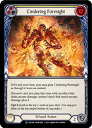 Cindering Foresight (Yellow) (Rainbow Foil) [CRU166-RF] Unlimited Rainbow Foil