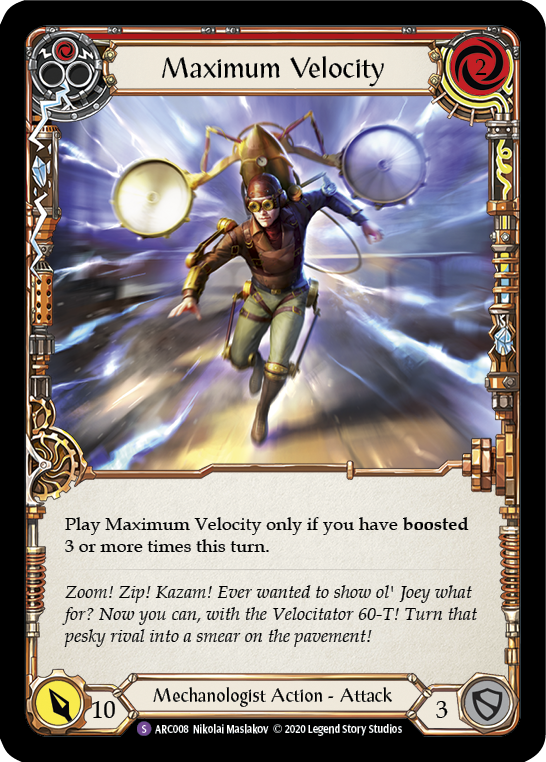 Maximum Velocity [ARC008] Unlimited Edition Rainbow Foil