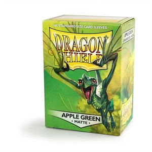 Dragon Shield Box of 100 in Apple Green Matte