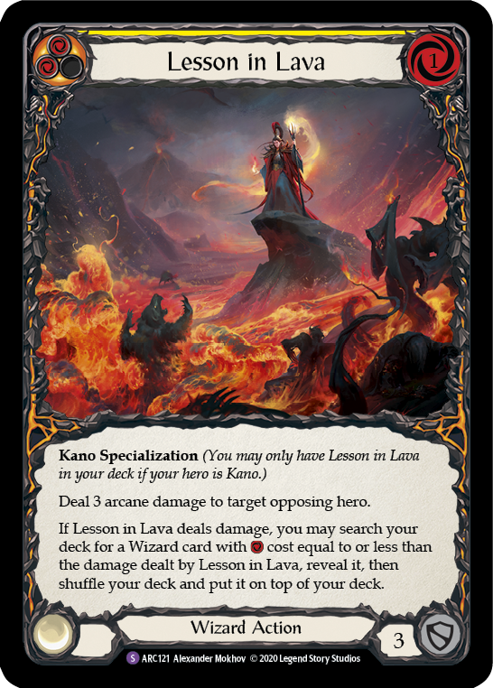 Lesson in Lava [ARC121] Unlimited Edition Normal