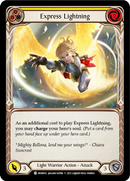 Express Lightning (Yellow) (Rainbow Foil) [MON052-RF] 1st Edition Rainbow Foil