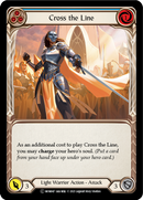 Cross the Line (Blue) (Rainbow Foil) [U-MON047-RF] Unlimited Rainbow Foil