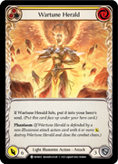 Wartune Herald (Yellow) (Rainbow Foil) [MON027-RF] 1st Edition Rainbow Foil