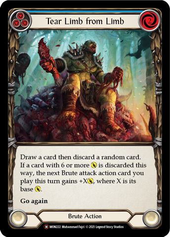 Tear Limb from Limb (Rainbow Foil) [U-MON222-RF] Unlimited Rainbow Foil