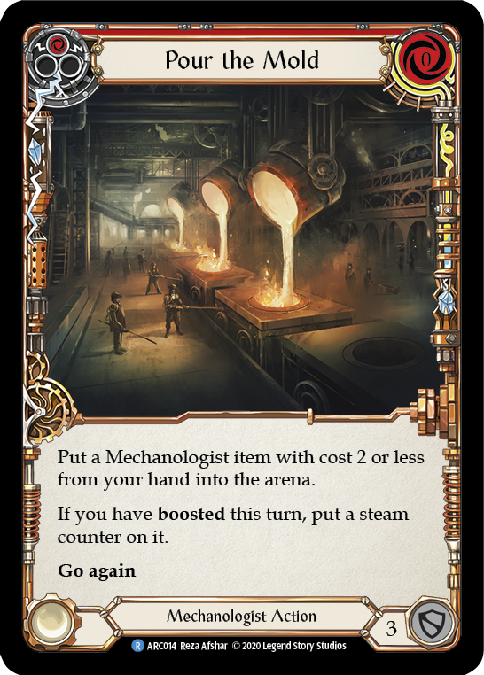 Pour the Mold (Red) [ARC014] Unlimited Edition Rainbow Foil