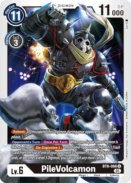 PileVolcamon [BT6-066] [Double Diamond]