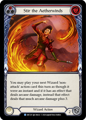 Stir the Aetherwinds (Red) [ARC129] Unlimited Edition Normal