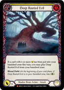 Deep Rooted Evil (Rainbow Foil) [MON123-RF] 1st Edition Rainbow Foil