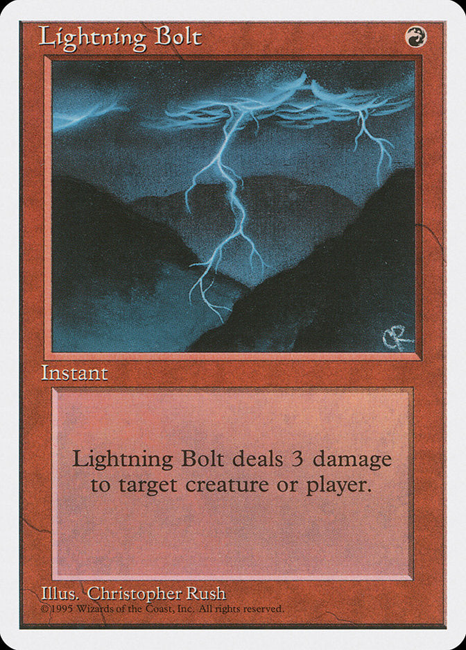 Lightning Bolt [Fourth Edition: Alternate]