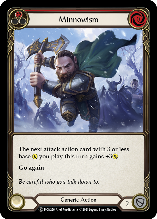 Minnowism (Red) (Rainbow Foil) [U-MON296-RF] Unlimited Rainbow Foil