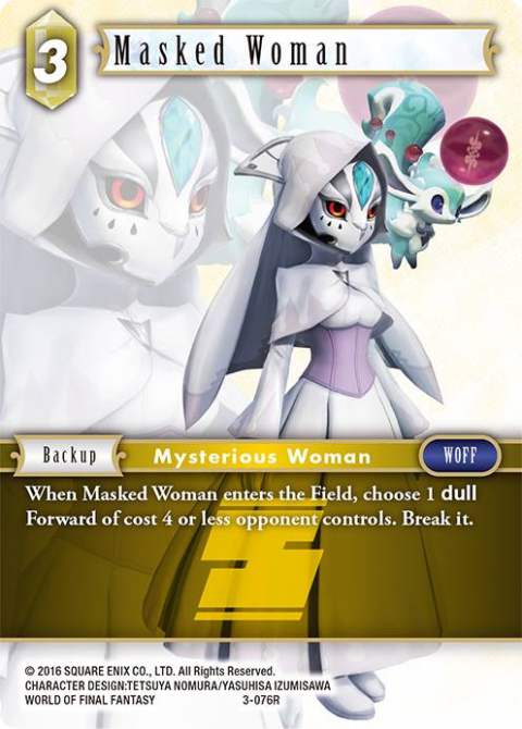 Masked Woman - 3-076R - Foil