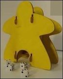 Dice Tower: Knockdown Meeple - Yellow
