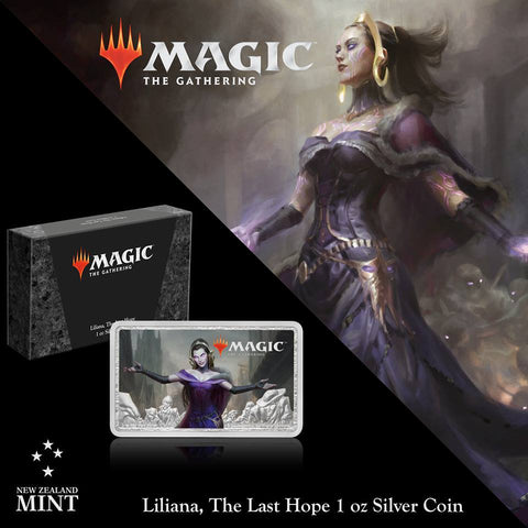 Magic the Gathering - 2019 Liliana 1oz Silver