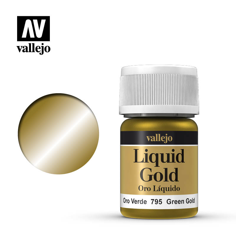 Vallejo Liquid Gold - Green Gold - VAL70795 - 35ml