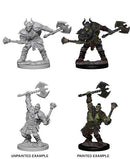 Pathfinder Battles Deep Cuts: Half-Orc Male Barbarian