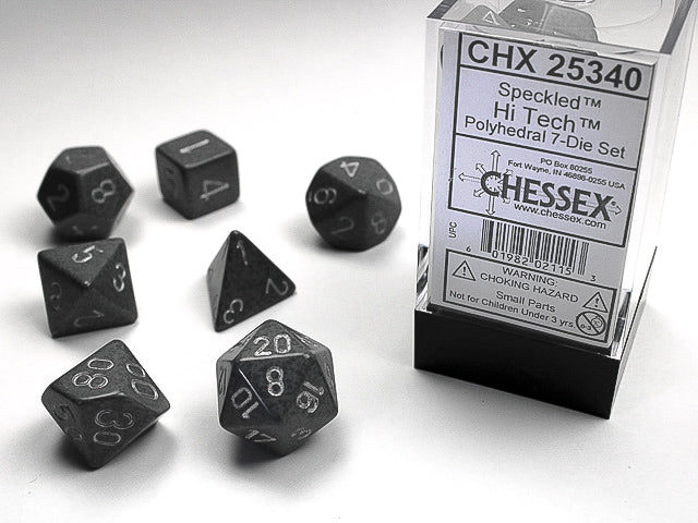 7 Speckled Hi-Tech Polyhedral Dice Set - CHX25340