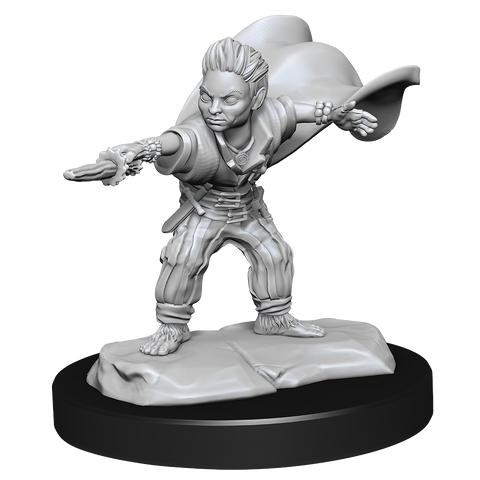 Pathfinder Battles Deep Cuts: Male Halfling Wizard