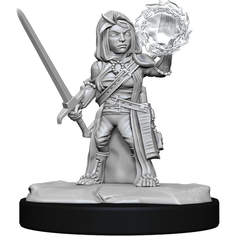 Pathfinder Battles Deep Cuts: Female Halfling Cleric