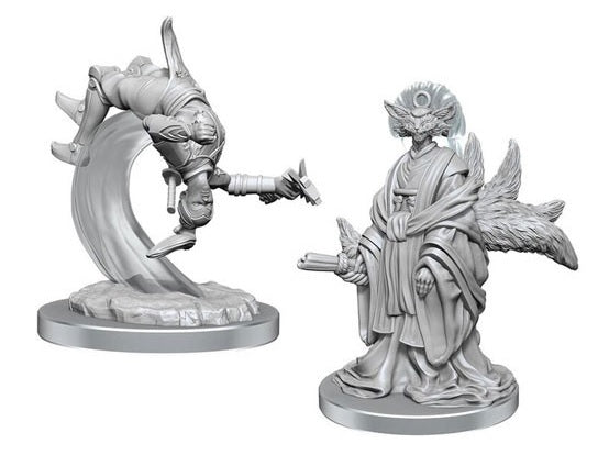 Magic: The Gathering Unpainted Miniatures: Kotose & Light-Paws