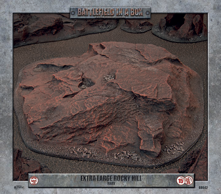 Battlefield in a Box: Extra Large Rocky Hill - Mars