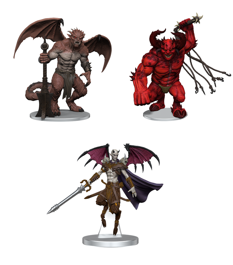 Icons of the Realms: Archdevils Hutijin, Moloch, and Titivilus