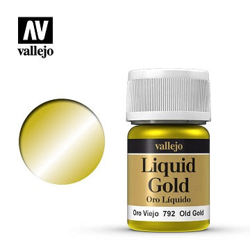 Vallejo Liquid Gold - Old Gold - VAL70792 -  35ml